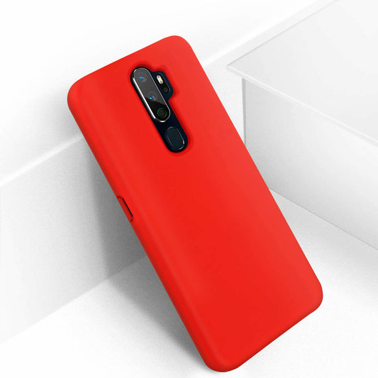 OPPO A9 2020 Silicone back Cover Slim Magic TPU Case Red