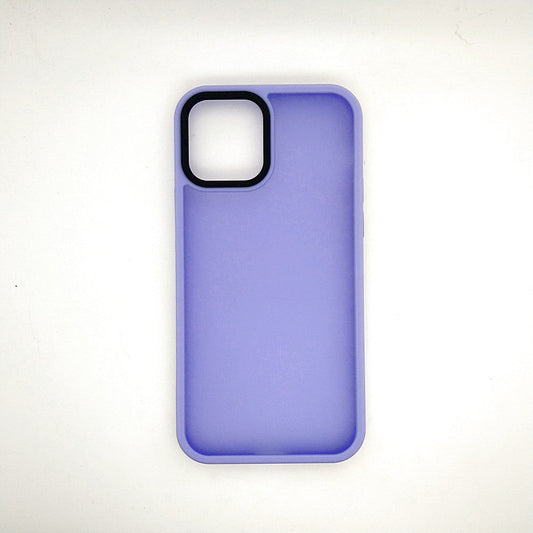 iPhone 12 Pro Luxury Matte Slim Shockproof iPhone Case Purple