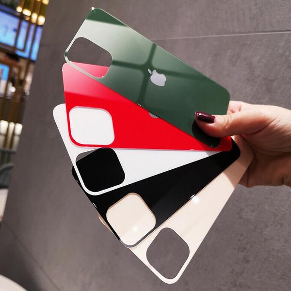 Coloured Back Tempered Glass for iPhone 11 Pro