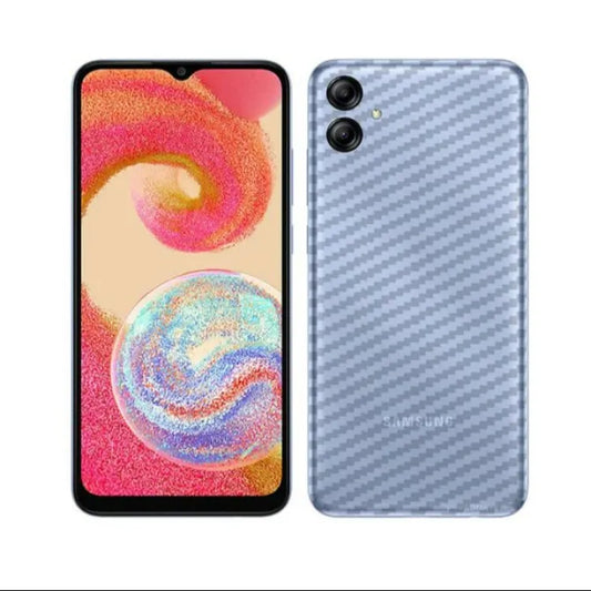 Samsung A04 carbon Back Clear Skin Sticker