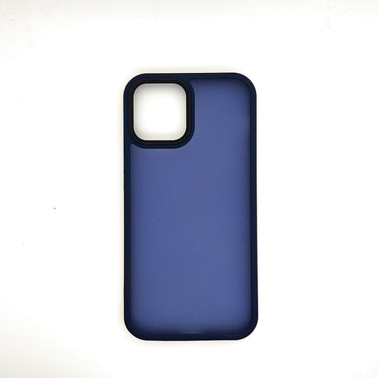 iPhone 12 Luxury Matte Slim Shockproof iPhone Case Blue