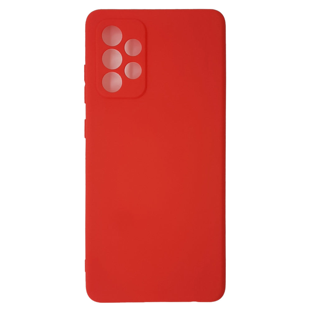 Samsung A72 Silicone back Cover Slim Magic TPU Case Red