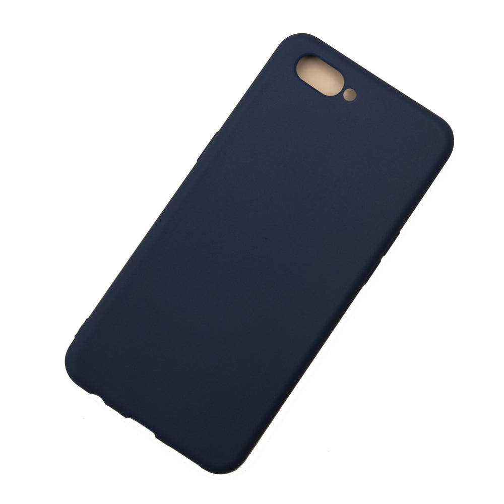 OPPO A3s Silicone back Cover Slim Magic TPU Case Blue