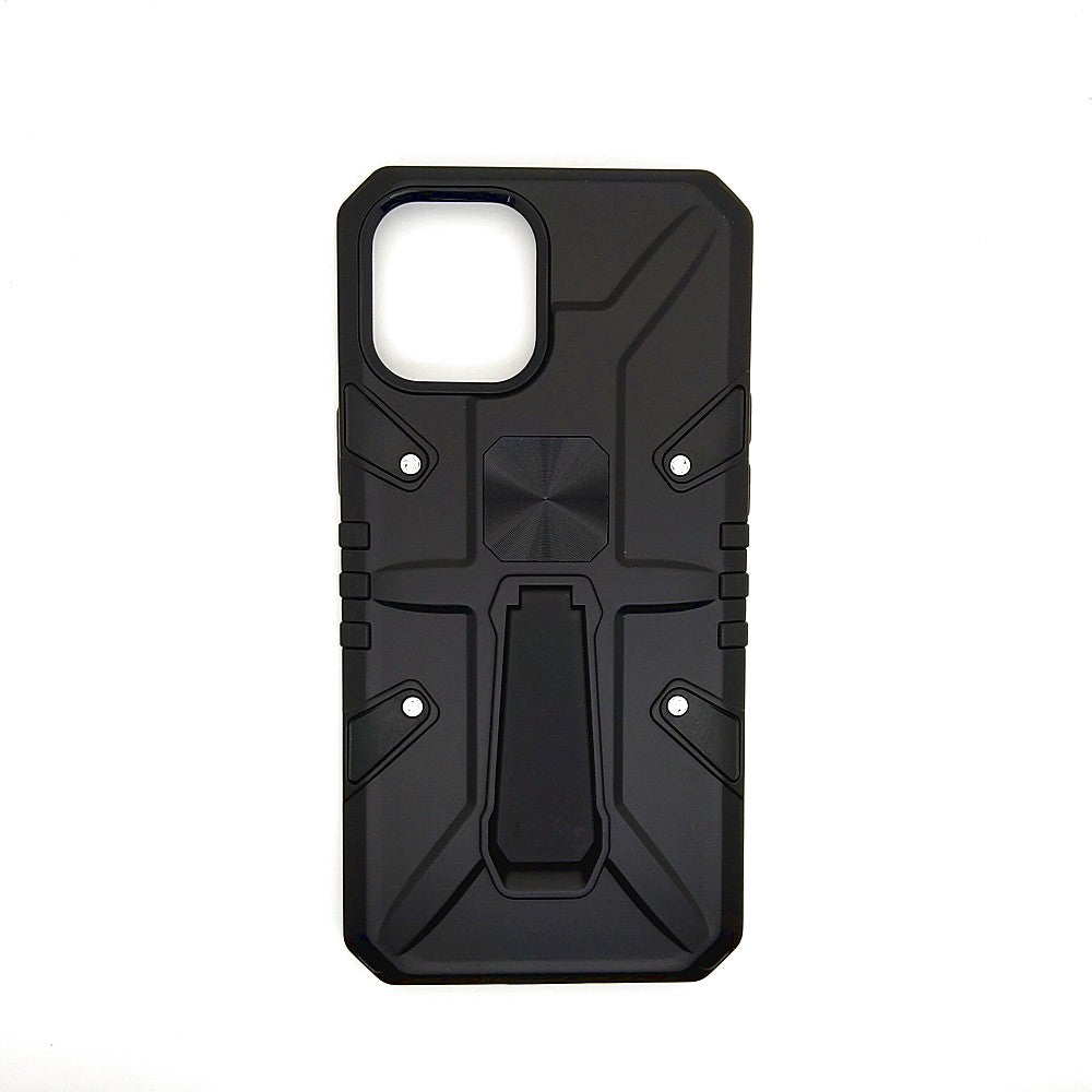 iPhone 12 Pro Max Shockproof Armour Magnet Car holder Military Grade Case Black