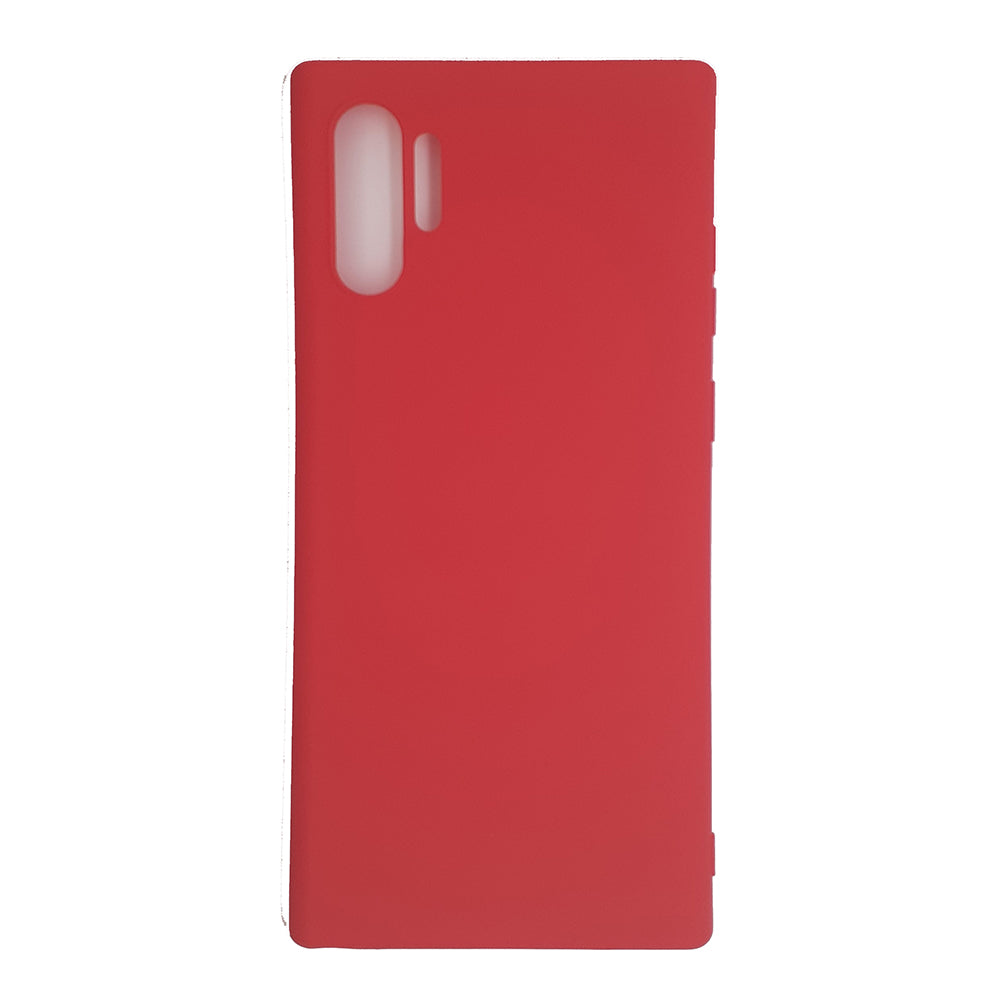 Samsung Note 10 Plus Silicone back Cover Slim Magic TPU Case Red