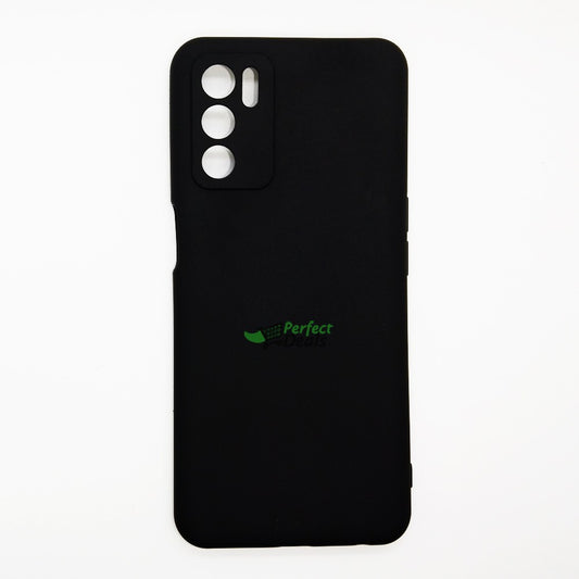 OPPO A16 Silicone back Cover Slim Magic TPU Case Black