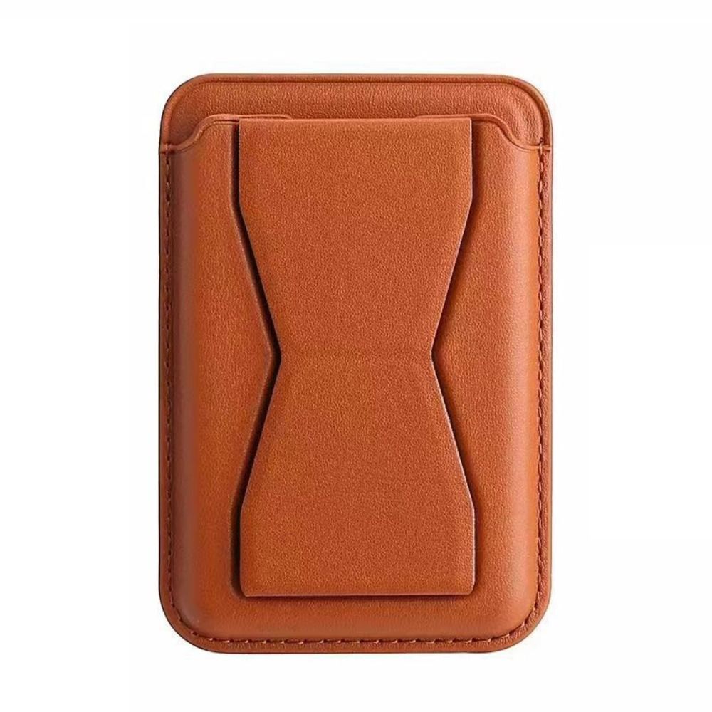 Apple iPhone MagSafe Supported Leather Wallet with Stand