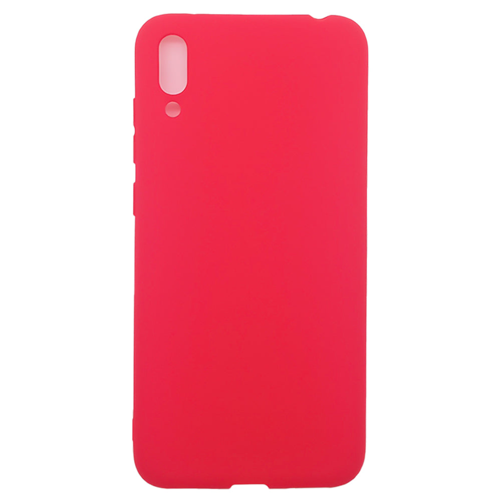 Huawei Y7 Pro 2019 Silicone back Cover Slim Magic TPU Case Red