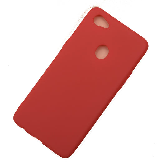 OPPO F7 Silicone back Cover Slim Magic TPU Case Red