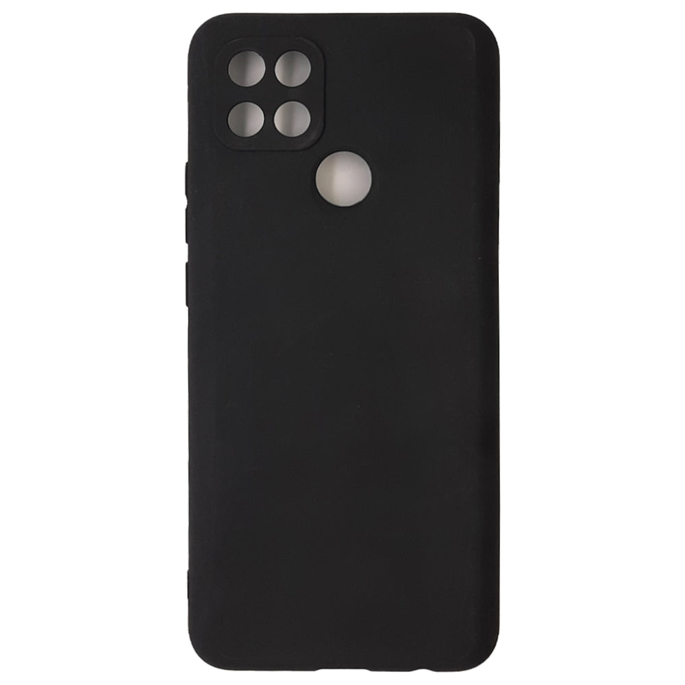 OPPO A15 Silicone back Cover Slim Magic TPU Case Black