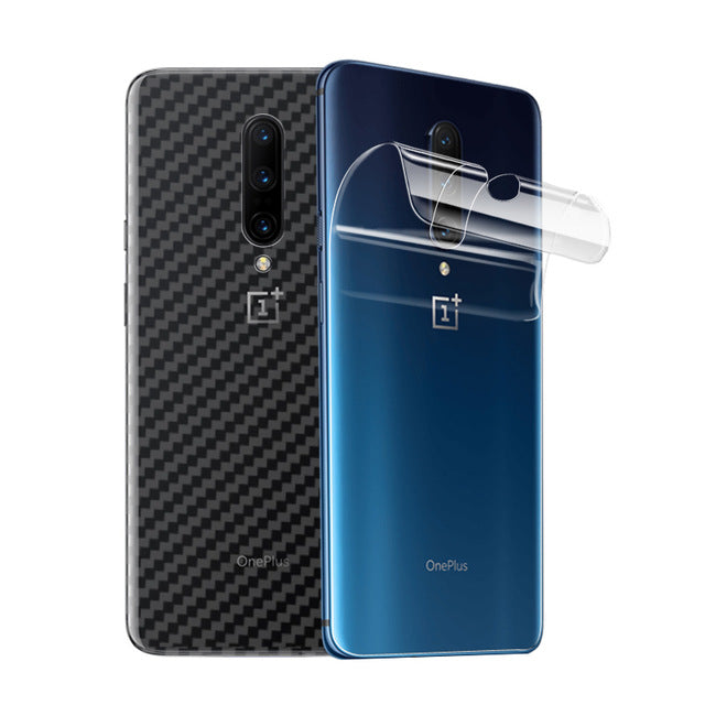 Oneplus 7 Pro carbon Back Clear Skin Sticker – Perfect Deals