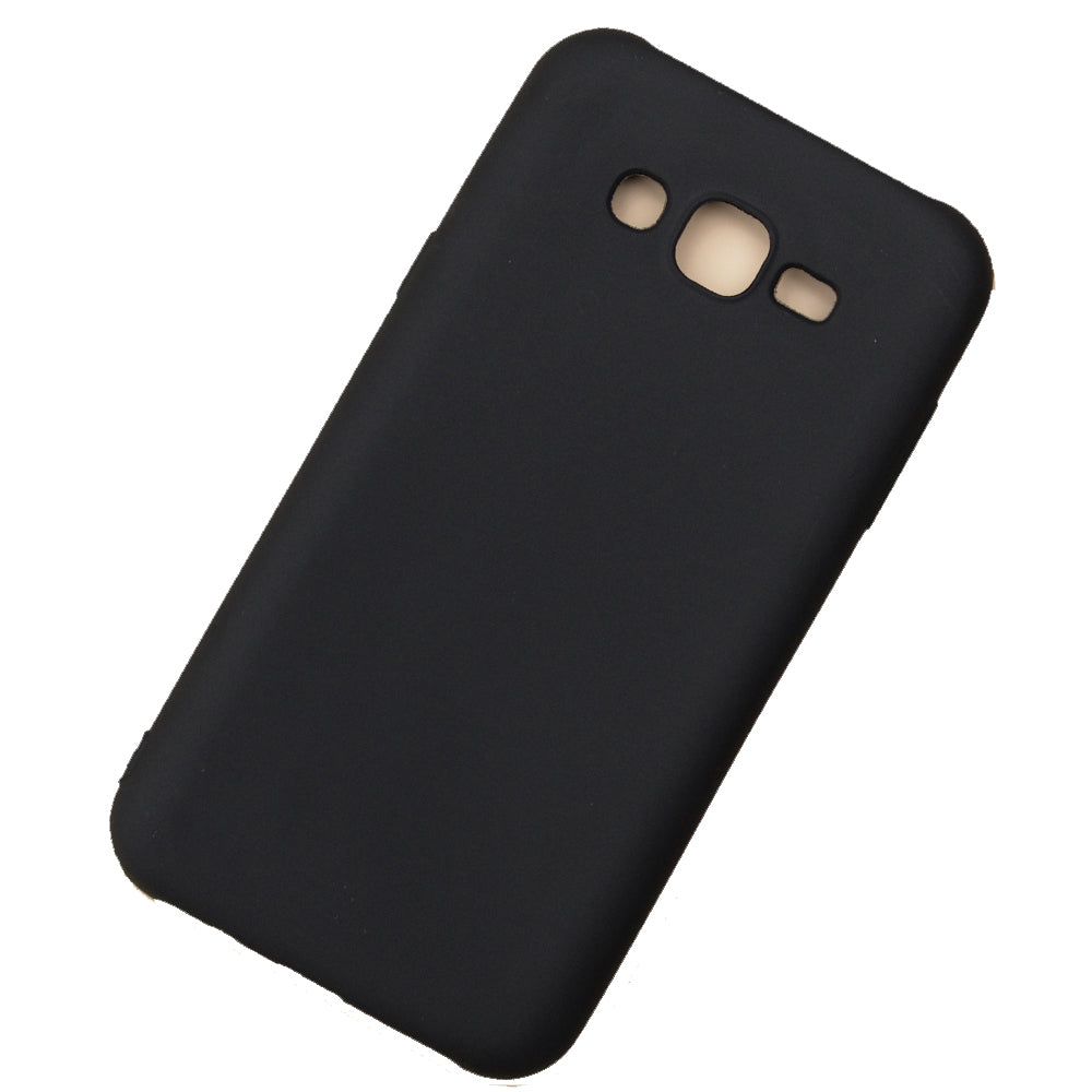 Samsung J7 Silicone back Cover Slim Magic TPU Case Black