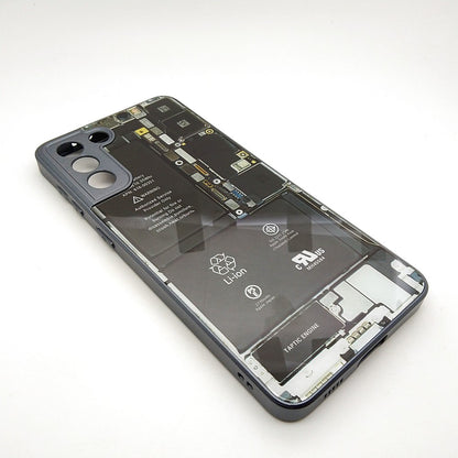 Circuit Board High Quality Hard Cover Full Camera Lens Protective Case for Samsung S21 Plus