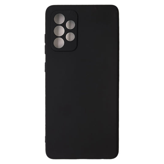 Samsung A72 Silicone back Cover Slim Magic TPU Case Black