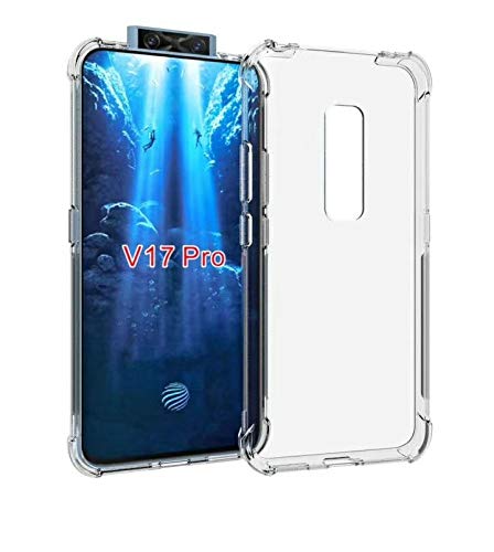 AntiShock Clear Back Cover Soft Silicone TPU Bumper case for Vivo V17 Pro