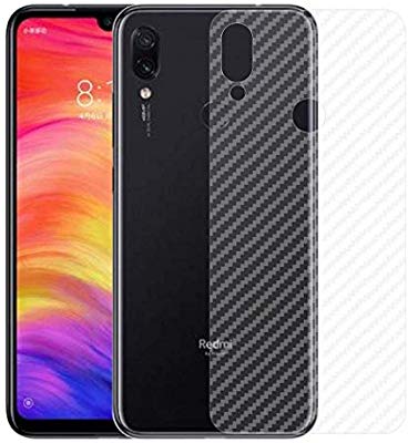 Redmi Note 7 carbon Back Clear Skin Sticker