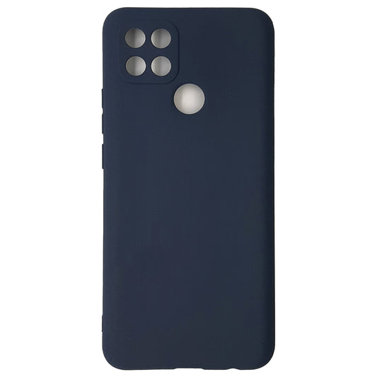 OPPO A15 Silicone back Cover Slim Magic TPU Case Blue