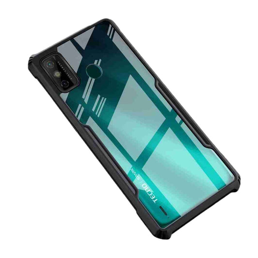 Tecno Spark 6 Go case Matte Black Back Cover Soft Silicone TPU Bumper case