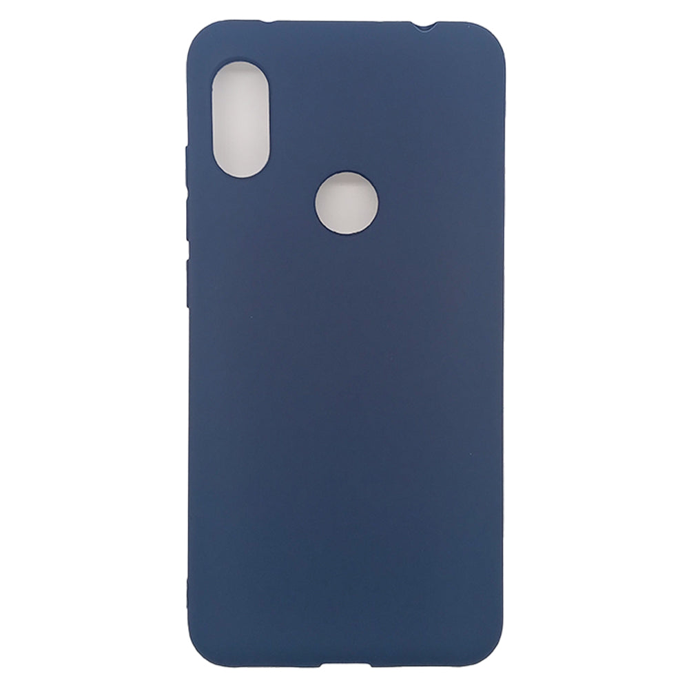 Redmi Note 6 Pro Silicone back Cover Slim Magic TPU Case Blue