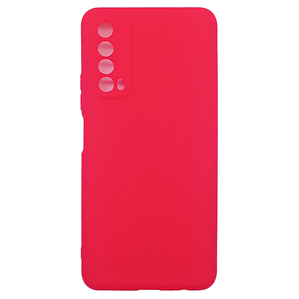 Huawei Y7A Silicone back Cover Slim Magic TPU Case Red