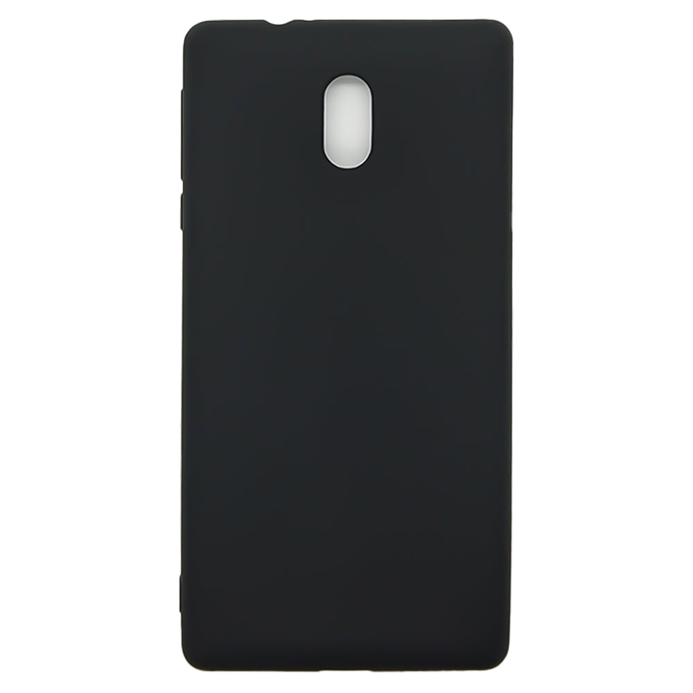 Nokia 3 Silicone back Cover Slim Magic TPU Case Black