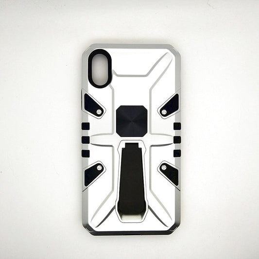 iPhone XR Shockproof Armour Magnet Car holder Military Grade Case White