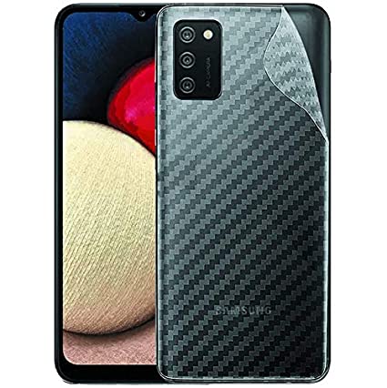 Samsung M02s carbon Back Clear Skin Sticker