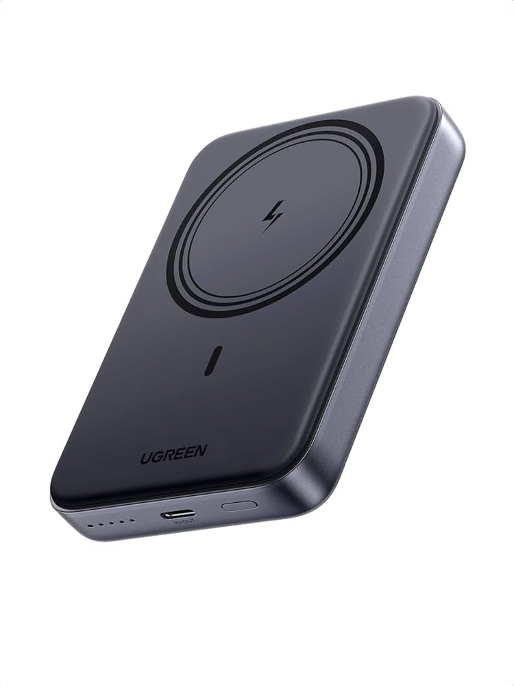 UGREEN 10000mAh 20W Qi2 Magnetic Wireless Power Bank – Model PB763 – Portable Fast Charging Battery Pack for Smartphones, Tablets, Laptops and USB-Powered Devices