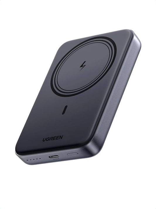 UGREEN 10000mAh 20W Qi2 Magnetic Wireless Power Bank – Model PB763 – Portable Fast Charging Battery Pack for Smartphones, Tablets, Laptops and USB-Powered Devices