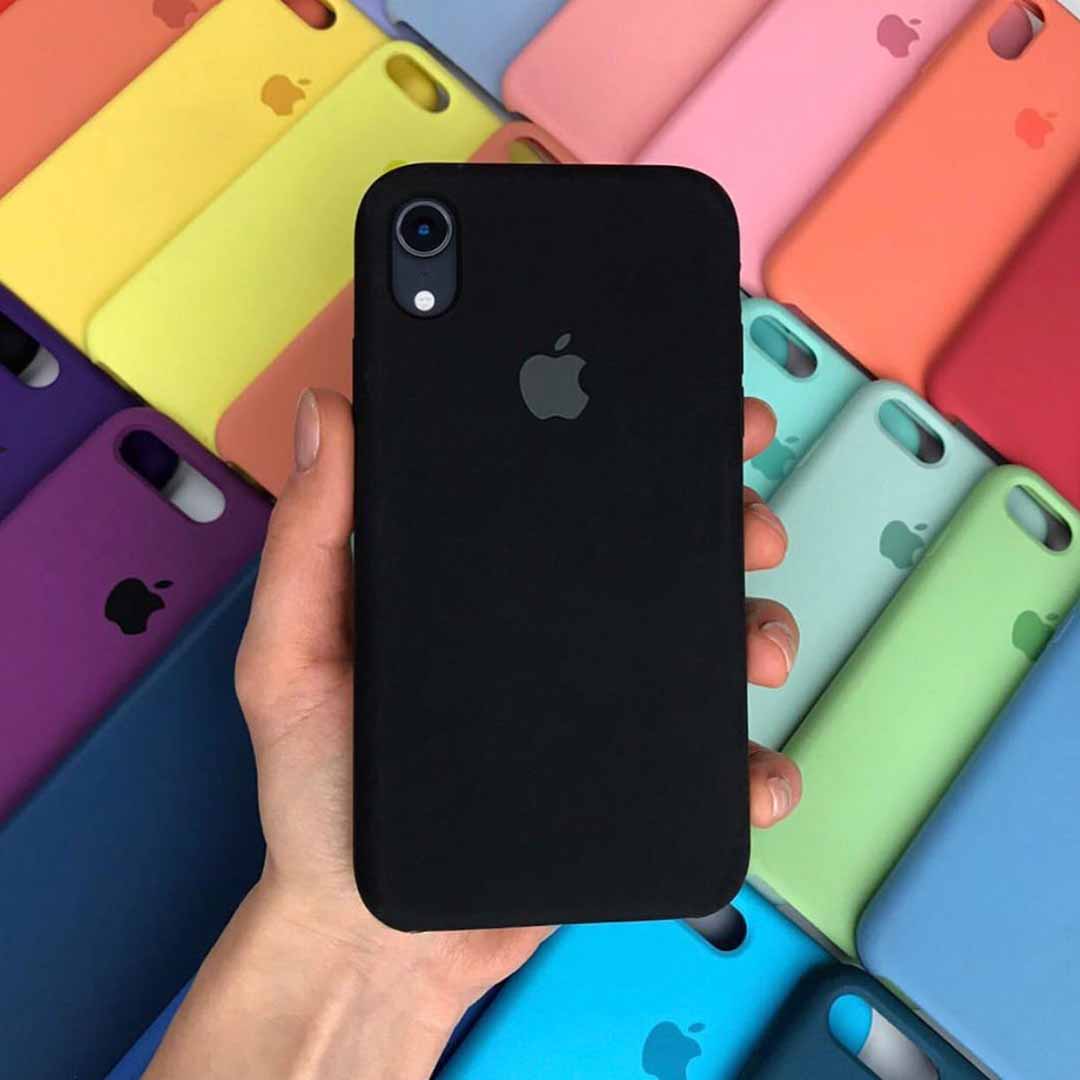 apple Liquid Silicone Back Cover for XR