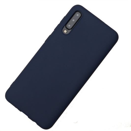 Samsung A50 Silicone back Cover Slim Magic TPU Case Blue