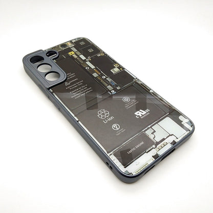 Circuit Board High Quality Hard Cover Full Camera Lens Protective Case for Samsung S22 Plus
