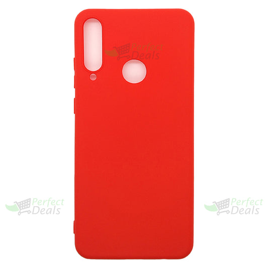 Huawei Y6p Silicone back Cover Slim Magic TPU Case Red