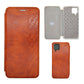 Samsung A12 Leather Pouch Case Premium Leather texture full cover