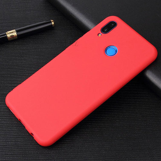 Huawei Nova 3i Silicone back Cover Slim Magic TPU Case Red