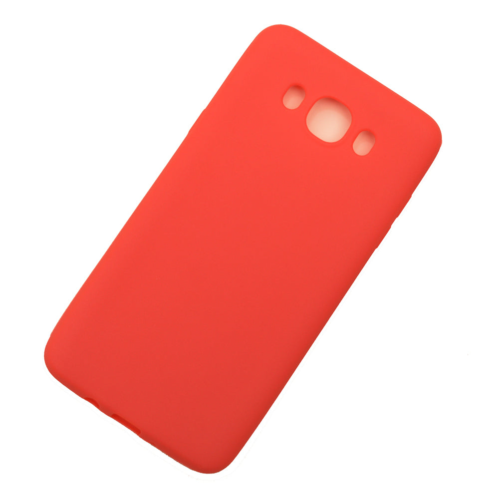 Samsung J7 2016 Silicone back Cover Slim Magic TPU Case Red