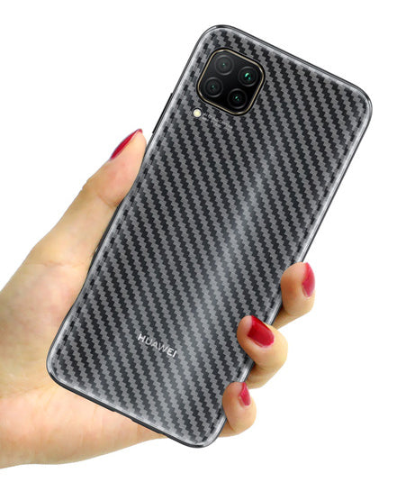 Huawei Nova 7i carbon Back Clear Skin Sticker