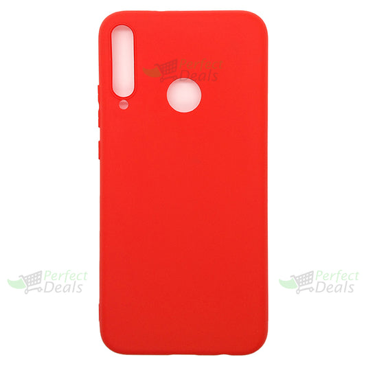 Huawei Y7p Silicone back Cover Slim Magic TPU Case Red