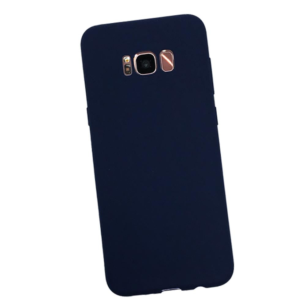 Samsung S6 Edge Silicone back Cover Slim Magic TPU Case Blue