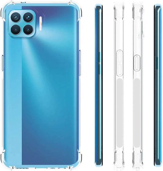 AntiShock Clear Back Cover Soft Silicone TPU Bumper case for OPPO F17 Pro