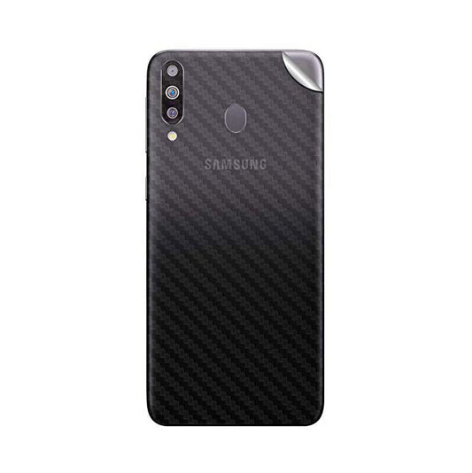 Samsung M30 carbon Back Clear Skin Sticker