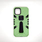 iPhone 11 Pro Shockproof Armour Magnet Car holder Military Grade Case Light Green