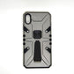 iPhone Xs Max Shockproof Armour Magnet Car holder Military Grade Case Grey