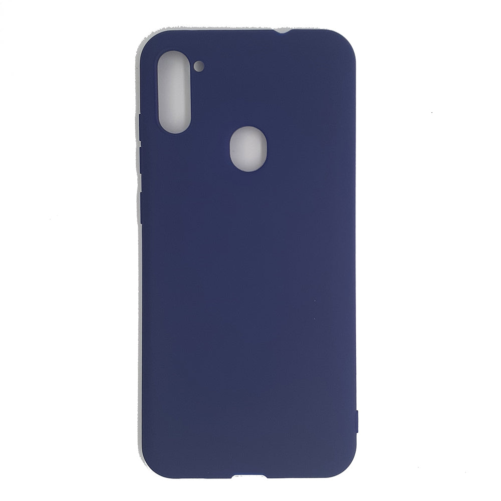 Samsung M11 Silicone back Cover Slim Magic TPU Case Blue