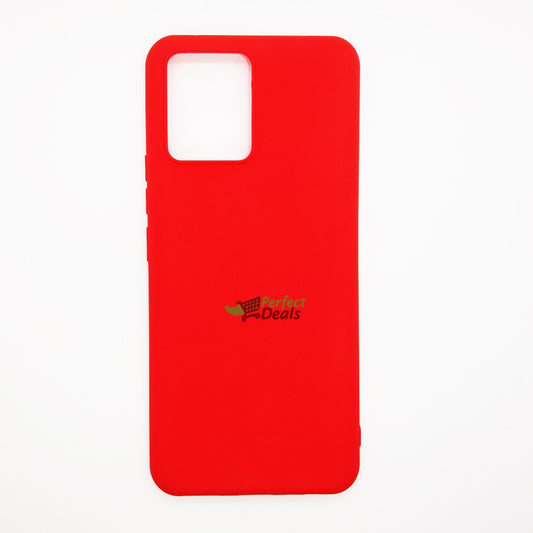 Realme 8 Silicone back Cover Slim Magic TPU Case Red