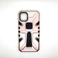 iPhone 11 Shockproof Armour Magnet Car holder Military Grade Case Rose