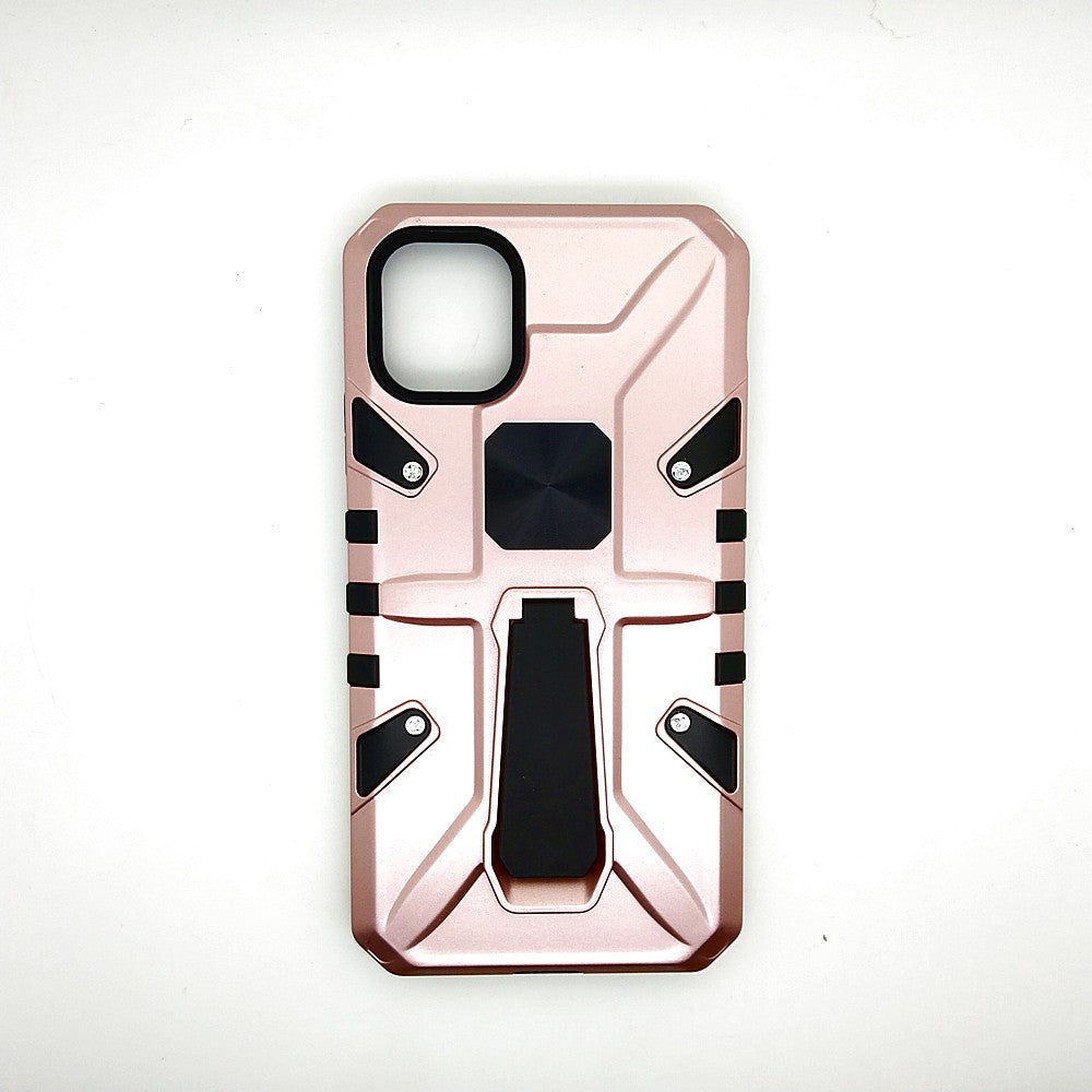 iPhone 11 Shockproof Armour Magnet Car holder Military Grade Case Rose