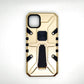 iPhone 11 Pro Max Shockproof Armour Magnet Car holder Military Grade Case Gold