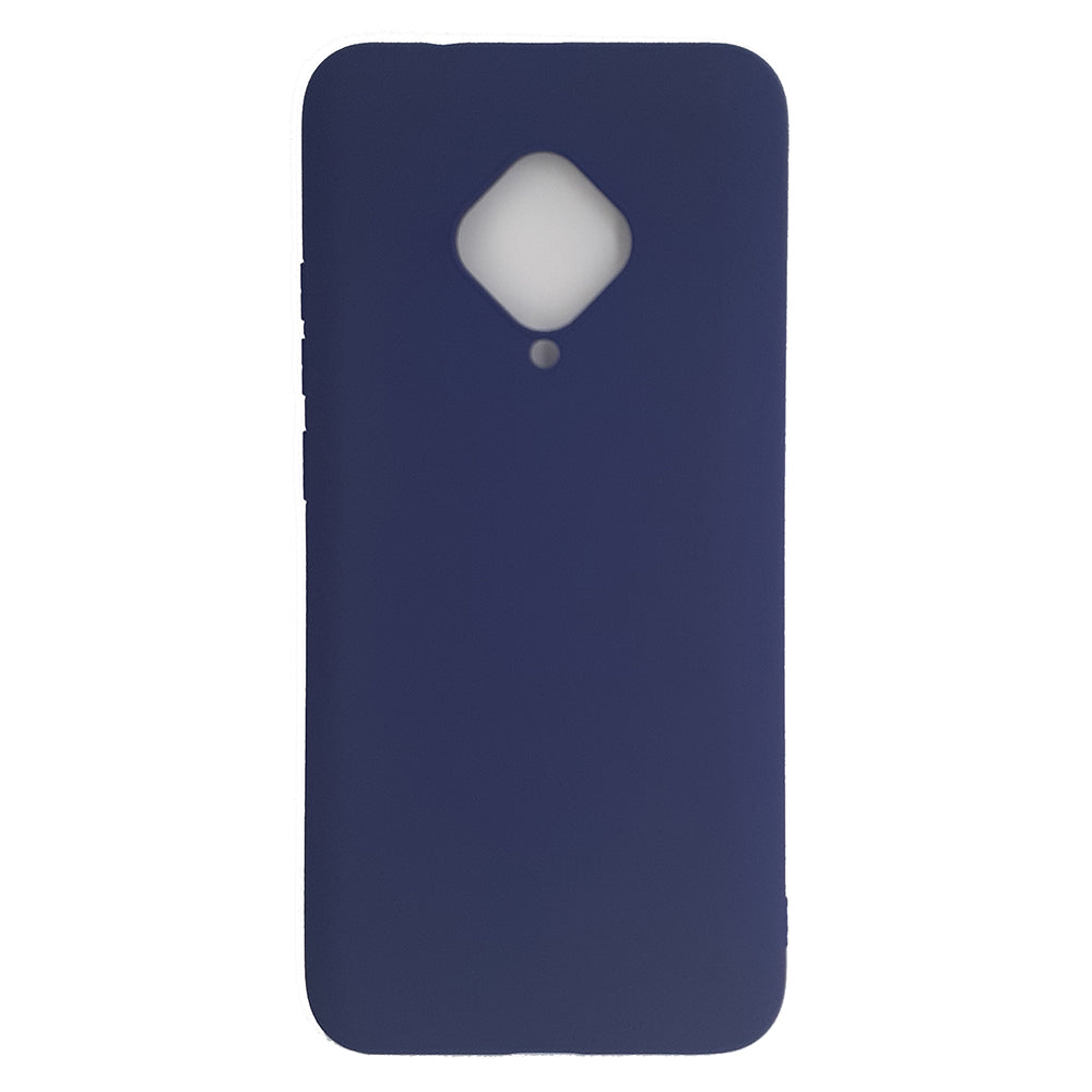 Vivo S1 Pro Silicone back Cover Slim Magic TPU Case Blue