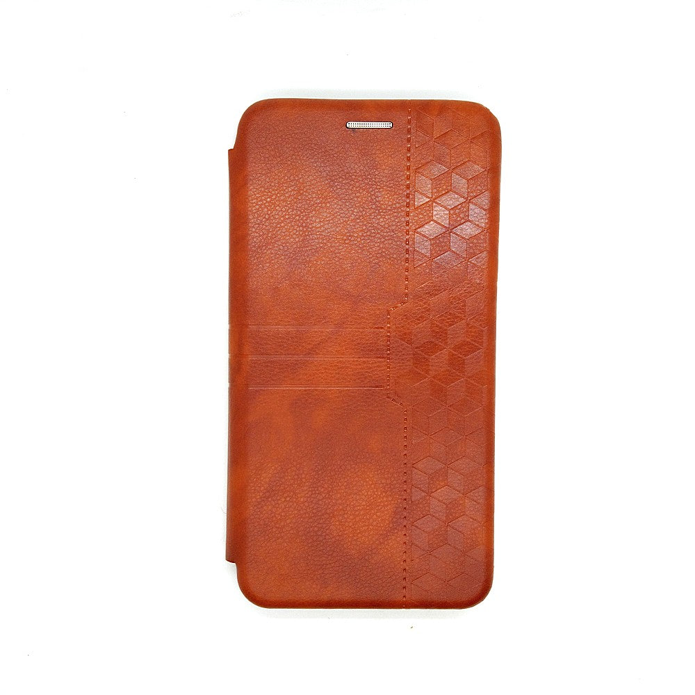 Huawei Y6 2019 Leather Pouch Case Premium Leather texture full cover